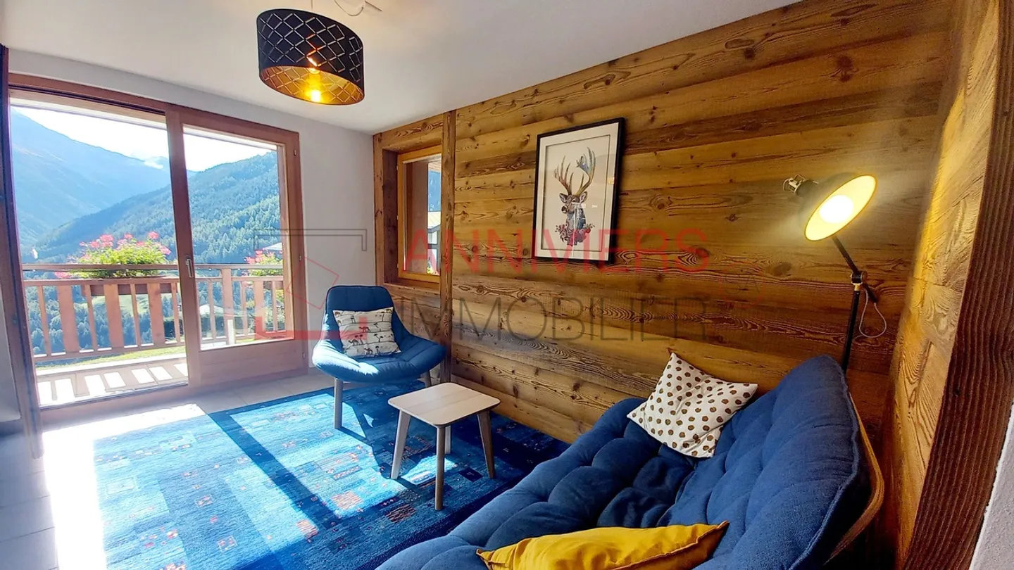 Charmant appartement 4 pièces à Grimentz avec vue imprenable - Photo 1 sur 13