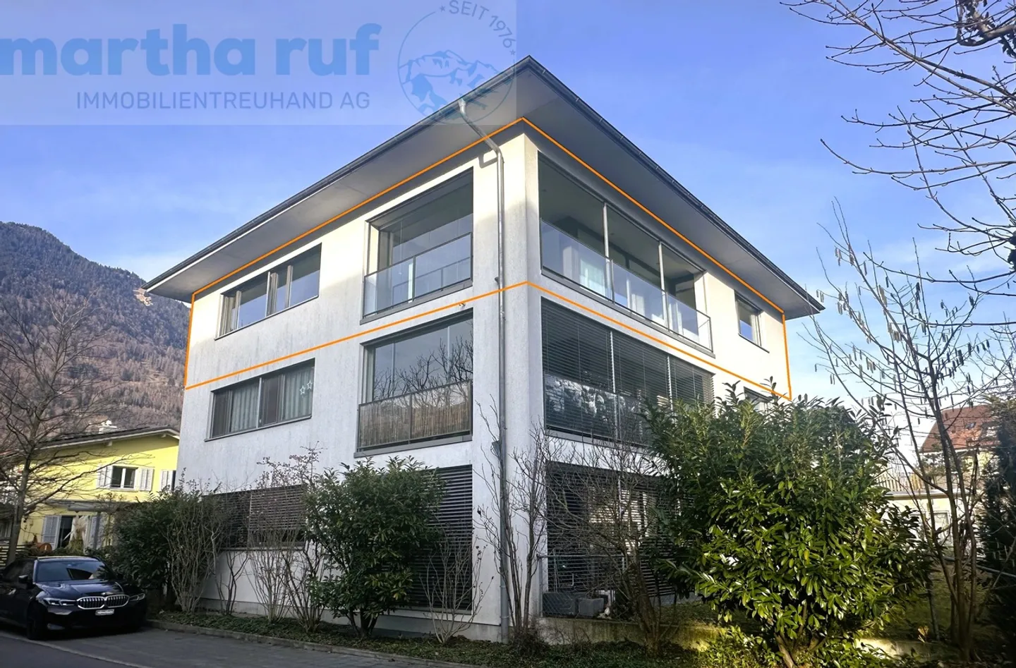 Geräumige Wohnung mit Bergsicht - Foto 1 von 14