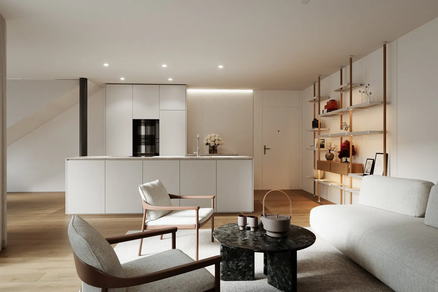 New Construction Project SATO: 3.5-Room Penthouse Apartment - Photo 4 of 8