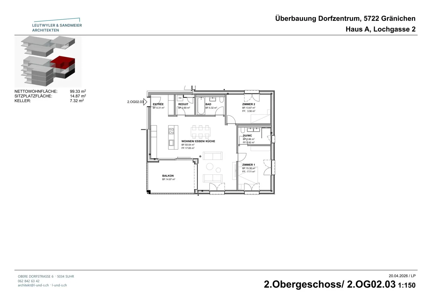 Nel cuore di Gränichen Appartamenti di nuova costruzione di 3.5 locali - Foto 15 di 23
