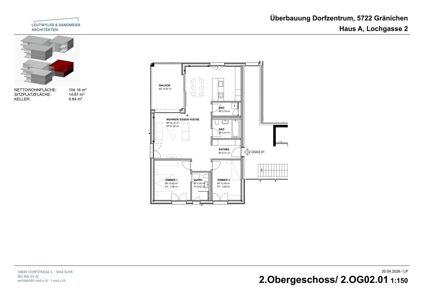 Nel cuore di Gränichen Appartamenti di nuova costruzione di 3.5 locali - Foto 14 di 23