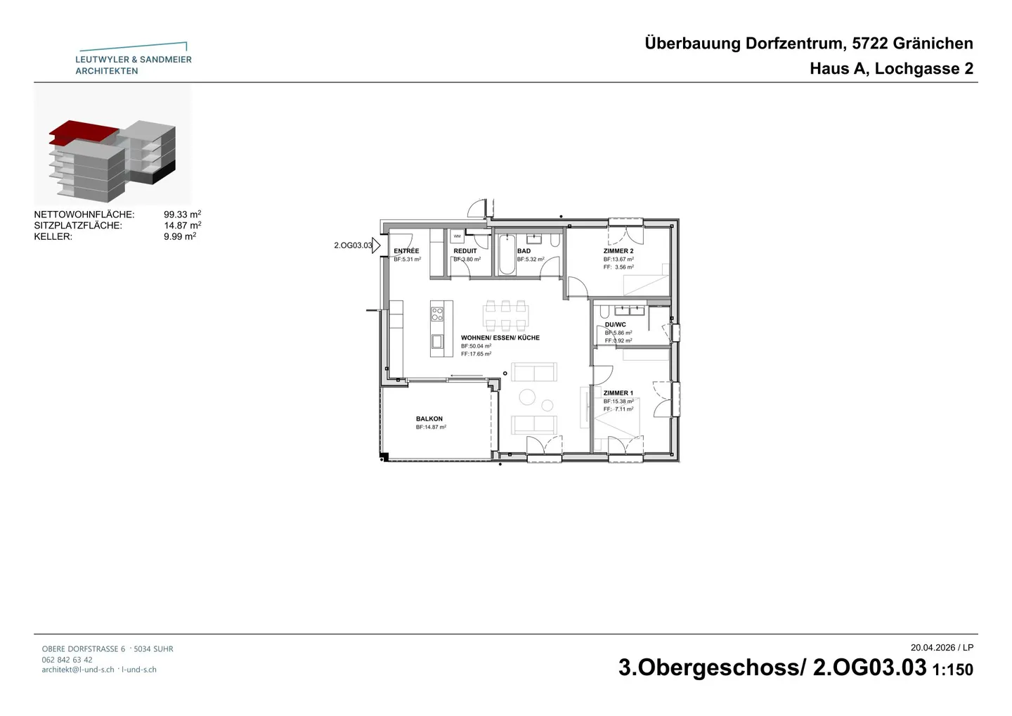 Nel cuore di Gränichen Appartamenti di nuova costruzione di 3.5 locali - Foto 16 di 23