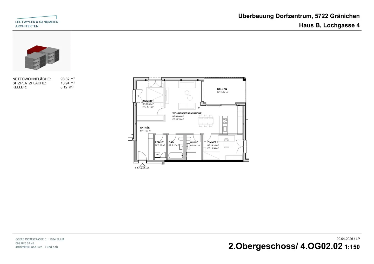 Nel cuore di Gränichen Appartamenti di nuova costruzione di 3.5 locali - Foto 21 di 23