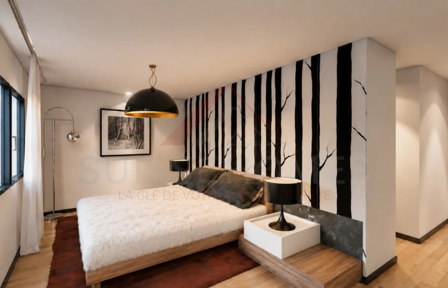 Wunderschöne neue 4,5-Zimmer-Wohnung mit großem nach Süden ausgerichteten Balkon in Farvagny-le-Grand - Foto 7 von 8