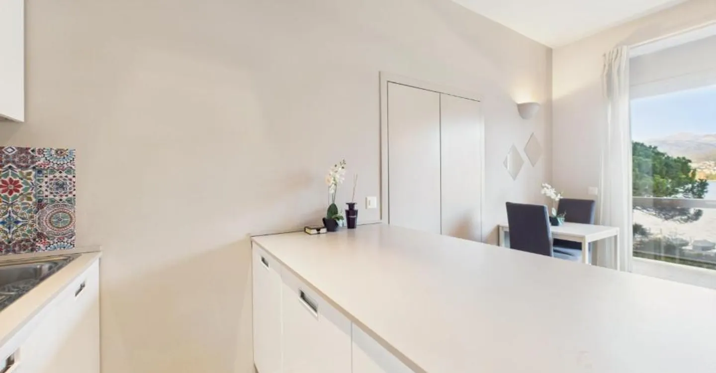 Paradiso: elegante 1.5 locali ristrutturato fronte lago, ideale anche come investimento - Foto 9 von 12