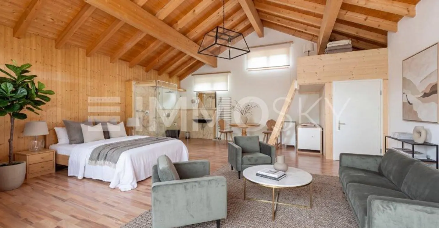 Viel Charme, viel Platz und ein grosszügiges Studio mit eigenem Zugang - Foto 2 di 5