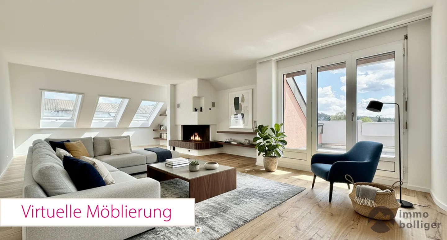 Charmante Dachwohnung - Foto 1 von 14