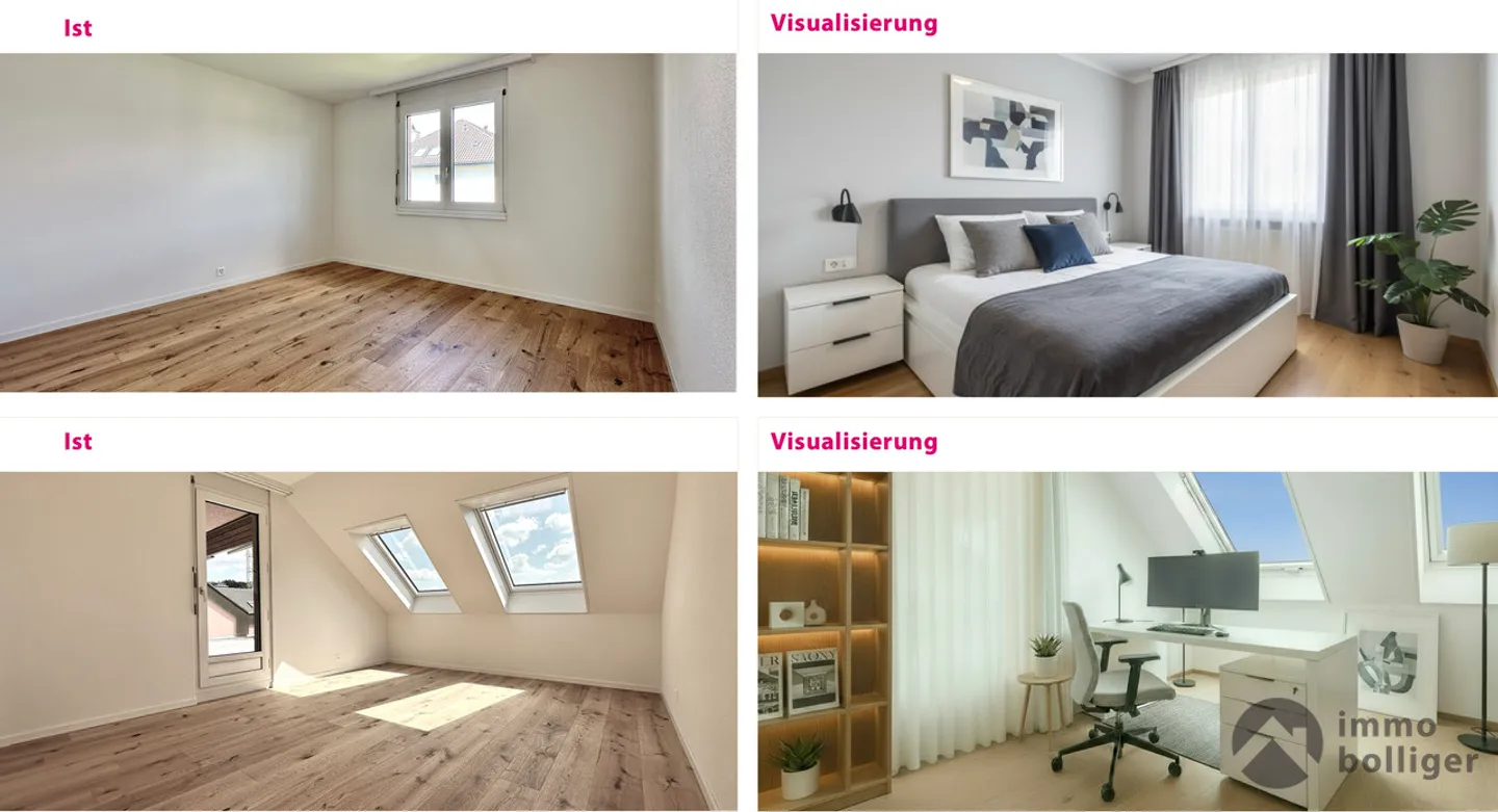 Charmante Dachwohnung - Foto 9 von 14