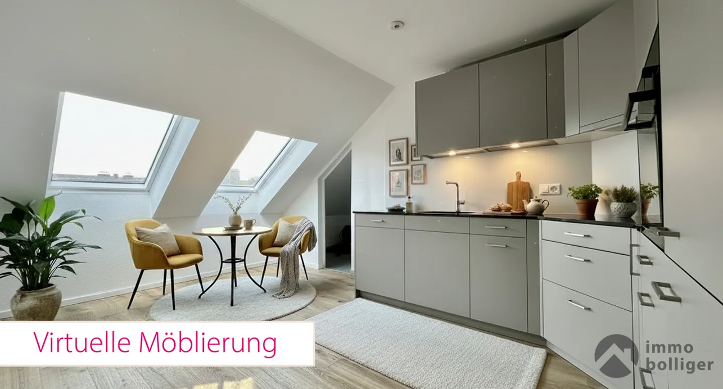Charmante Dachwohnung - Foto 4 von 14