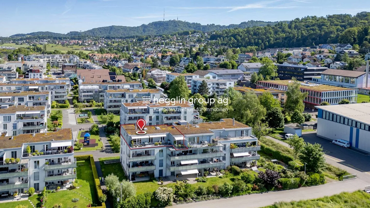 One-time purchase price: Penthouse apartment under residential rights far below market price - Photo 13 of 13