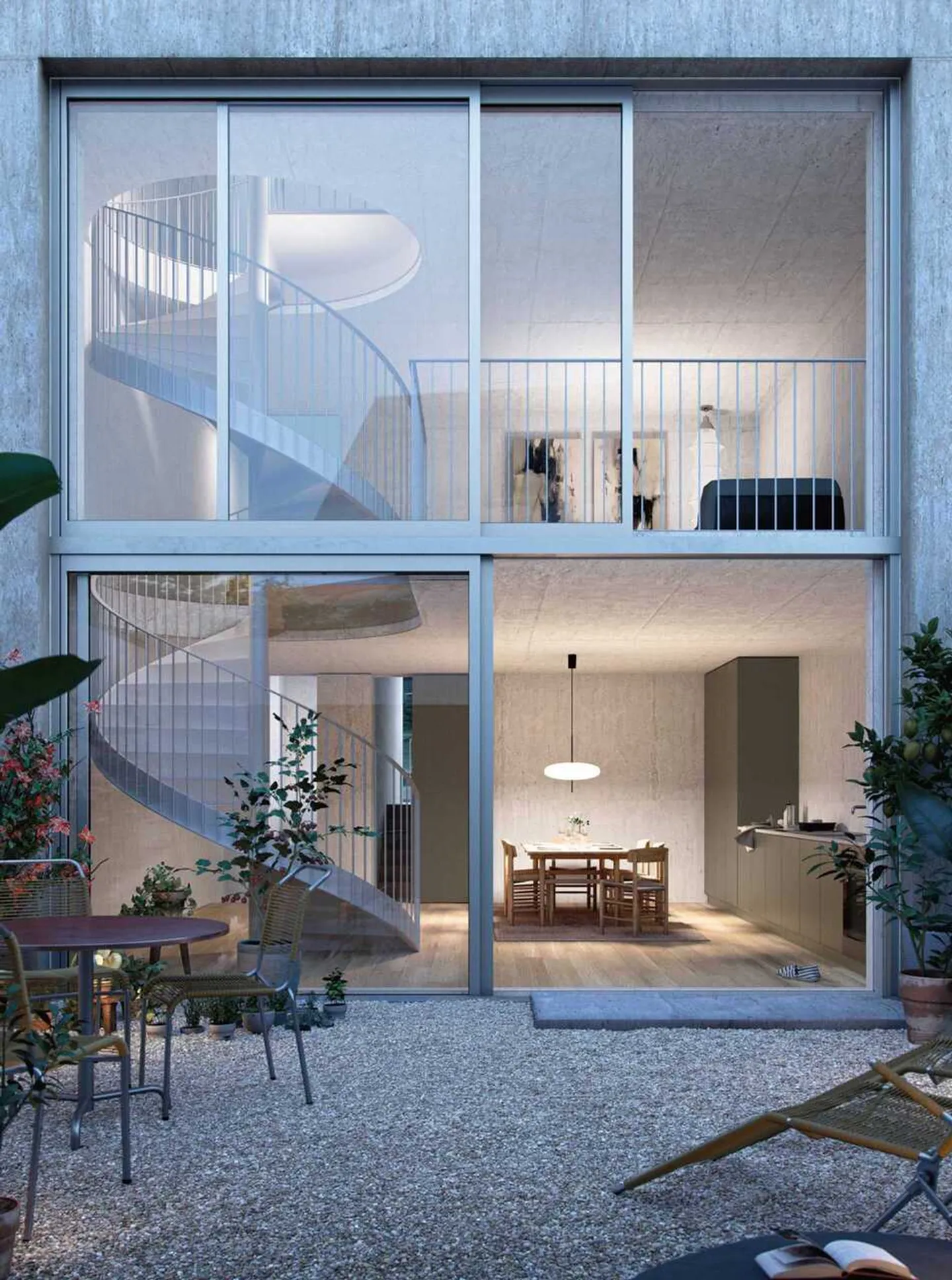 Modern Townhouse with Atrium - Photo 1 of 13