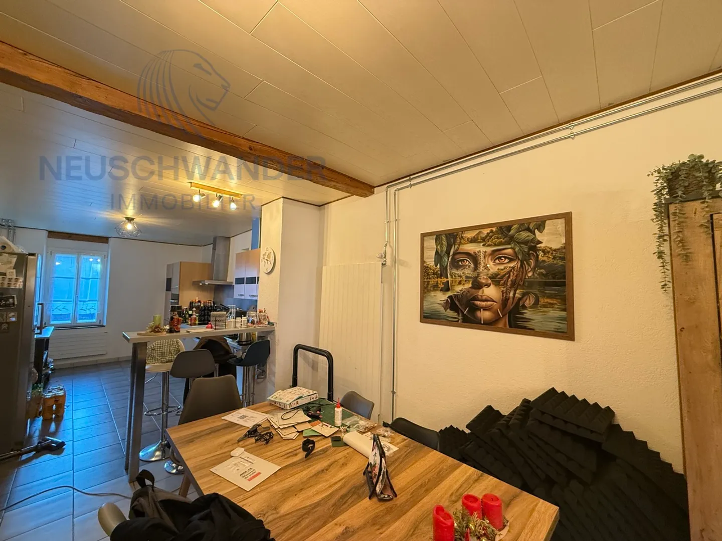 Charmantes, renoviertes Apartment mit Blick auf die Stadt und das Schloss - Foto 4 von 12