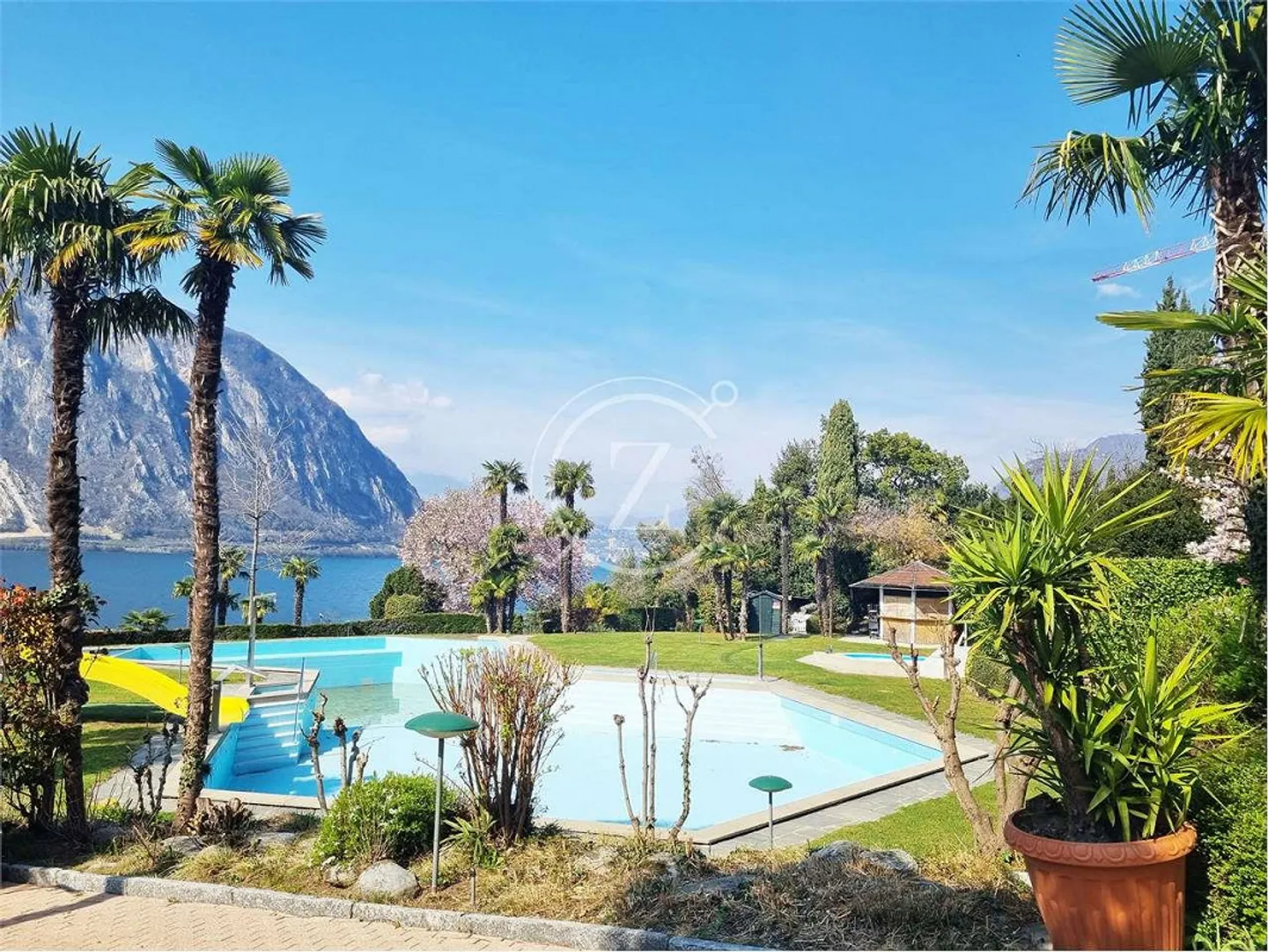Appartement de vacances 2,5 pièces directement au bord du lac à Bissone - Photo 3 sur 10