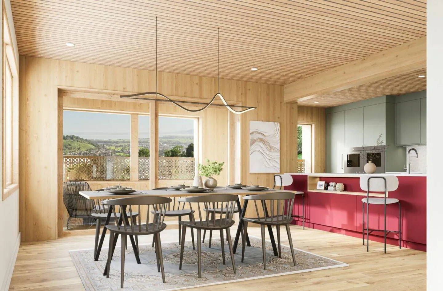 HAUFEN 145 - Appartement 3.5 pièces au rez-de-chaussée avec vue imprenable - Photo 2 sur 10