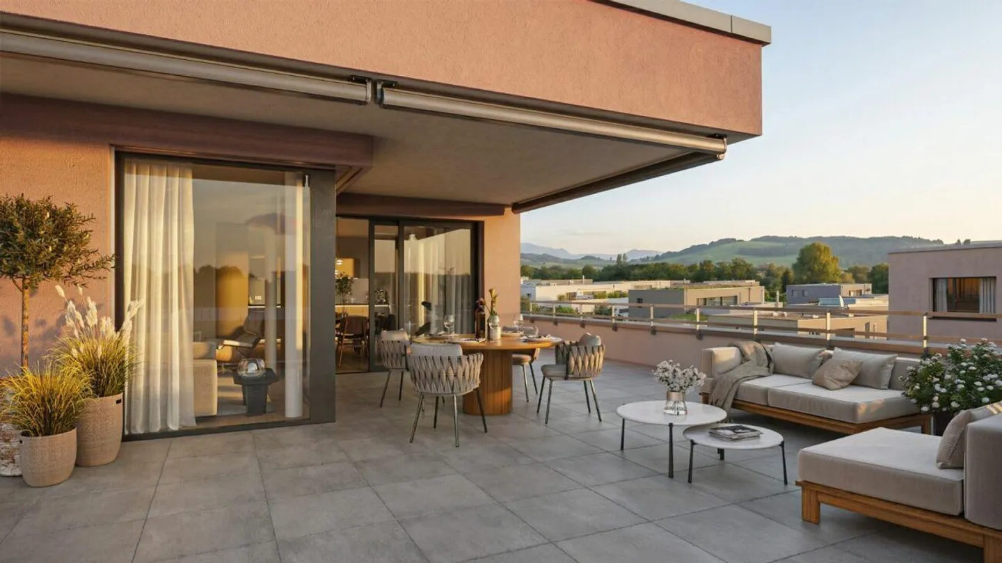 Penthouse Apartment near Sursee - Penthouse Feeling with a View - Photo 1 of 13