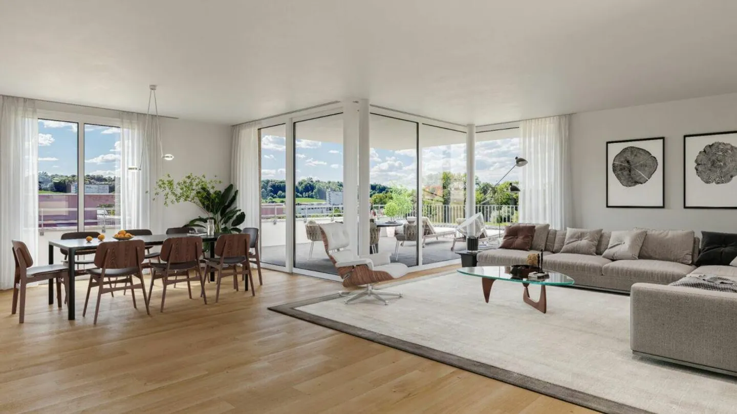 Penthouse Apartment near Sursee - Penthouse Feeling with a View - Photo 3 of 13