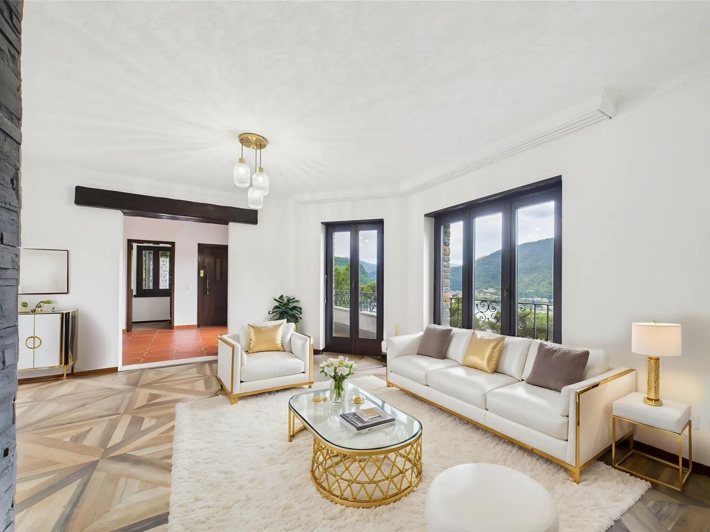ELEGANT DUPLEX PENTHOUSE WITH PANORAMIC LAKE VIEW - Ponte Tresa SECONDARY RESIDENCE ALLOWED - Photo 1 of 13