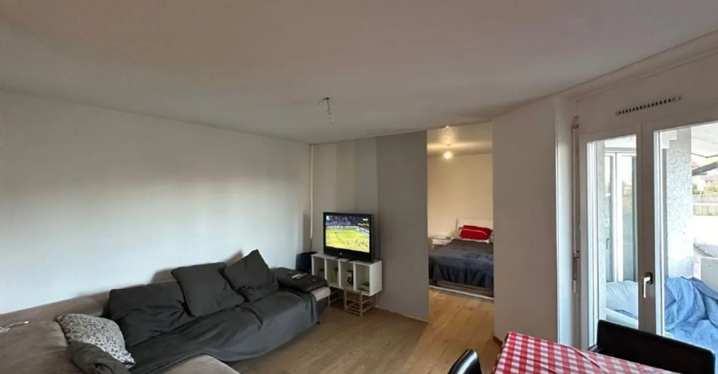 Studio rénové avec balcons - Photo 2 sur 7