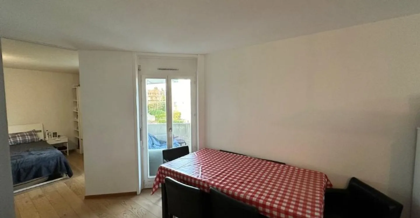 Studio rénové avec balcons - Photo 3 sur 7