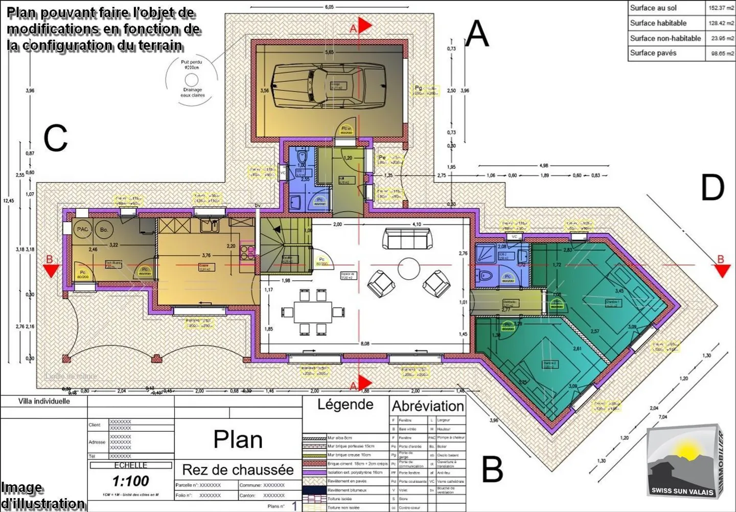 VALAIS / I am "BUTTERFLY" - Magnificent villa to be built 5.5 rooms of 225 m² - Photo 21 of 25