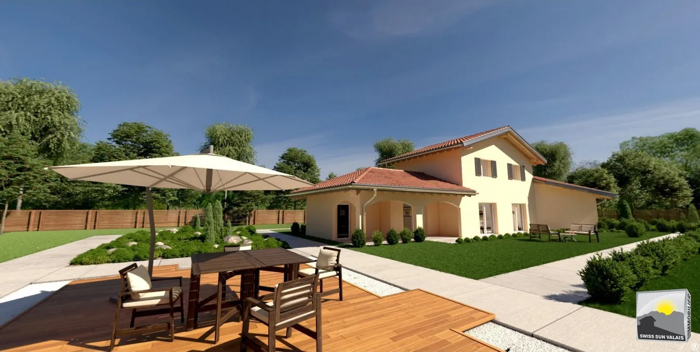 VALAIS / I am "BUTTERFLY" - Magnificent villa to be built 5.5 rooms of 225 m² - Photo 24 of 25