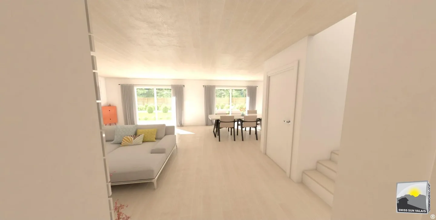 VALAIS / I am "BUTTERFLY" - Magnificent villa to be built 5.5 rooms of 225 m² - Photo 12 of 25
