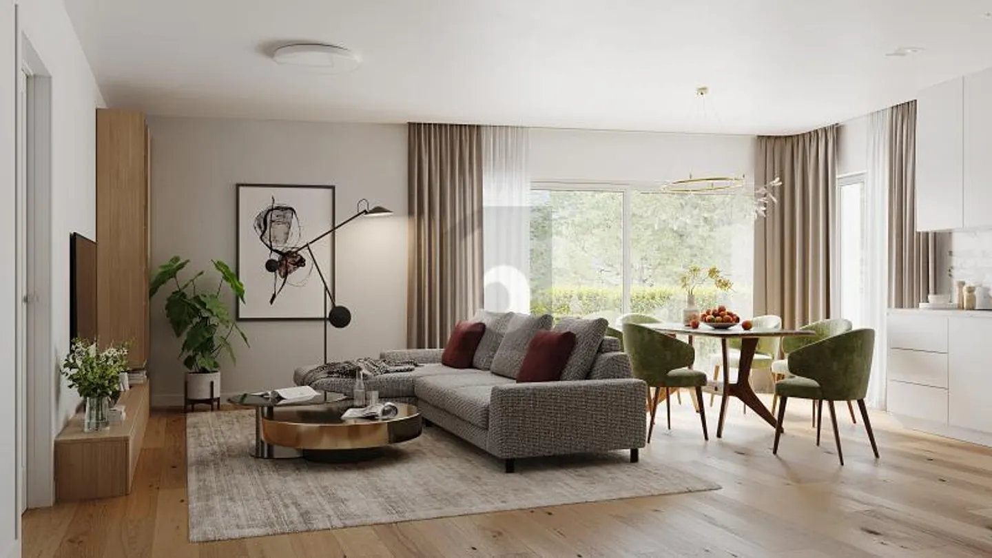 MINERGIE NUOVA COSTRUZIONE CON DUE TERRAZZE E GIARDINO - Foto 3 di 6