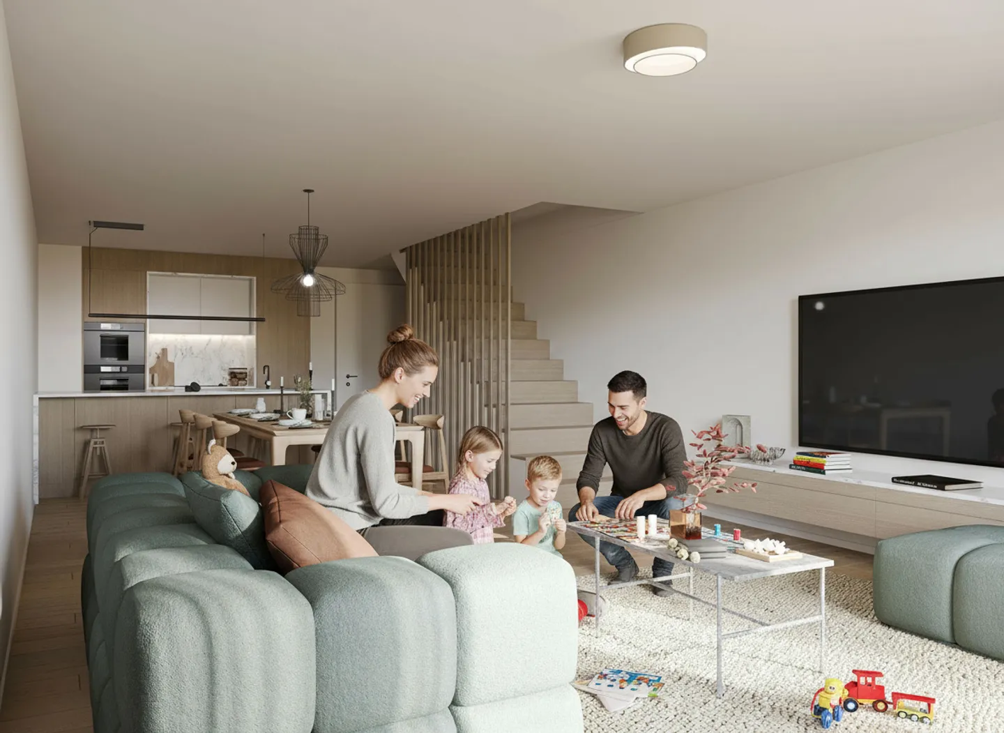 Duplex nuovi 4,5 stanze - al piano giardino - Foto 2 di 10