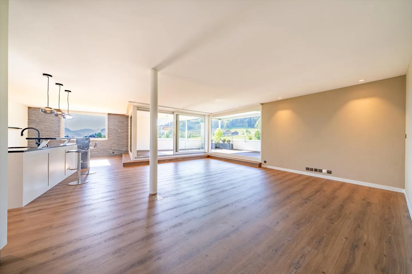 Design Meets Tranquility – Exclusive Living Above the Rooftops of Obernau - Photo 2 of 6