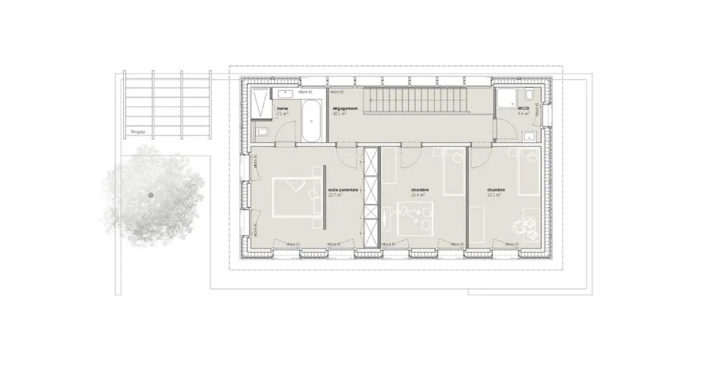 Moderne Villa mit Terrasse - Foto 7 von 8
