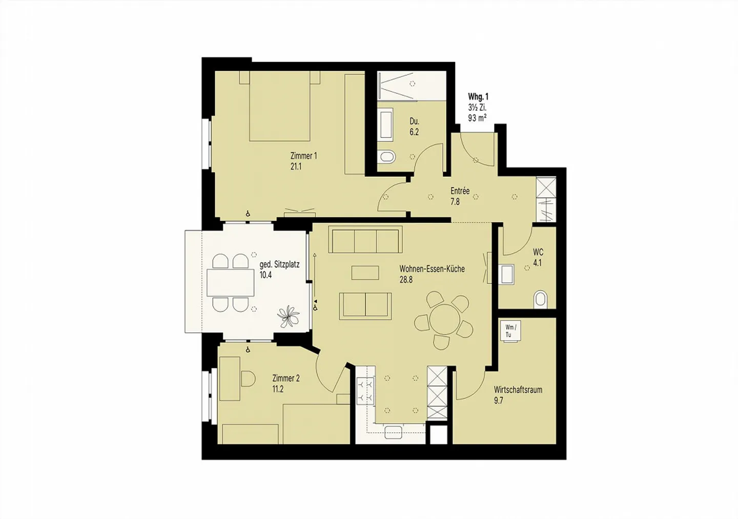 High-quality garden apartment above standard - Photo 3 of 3