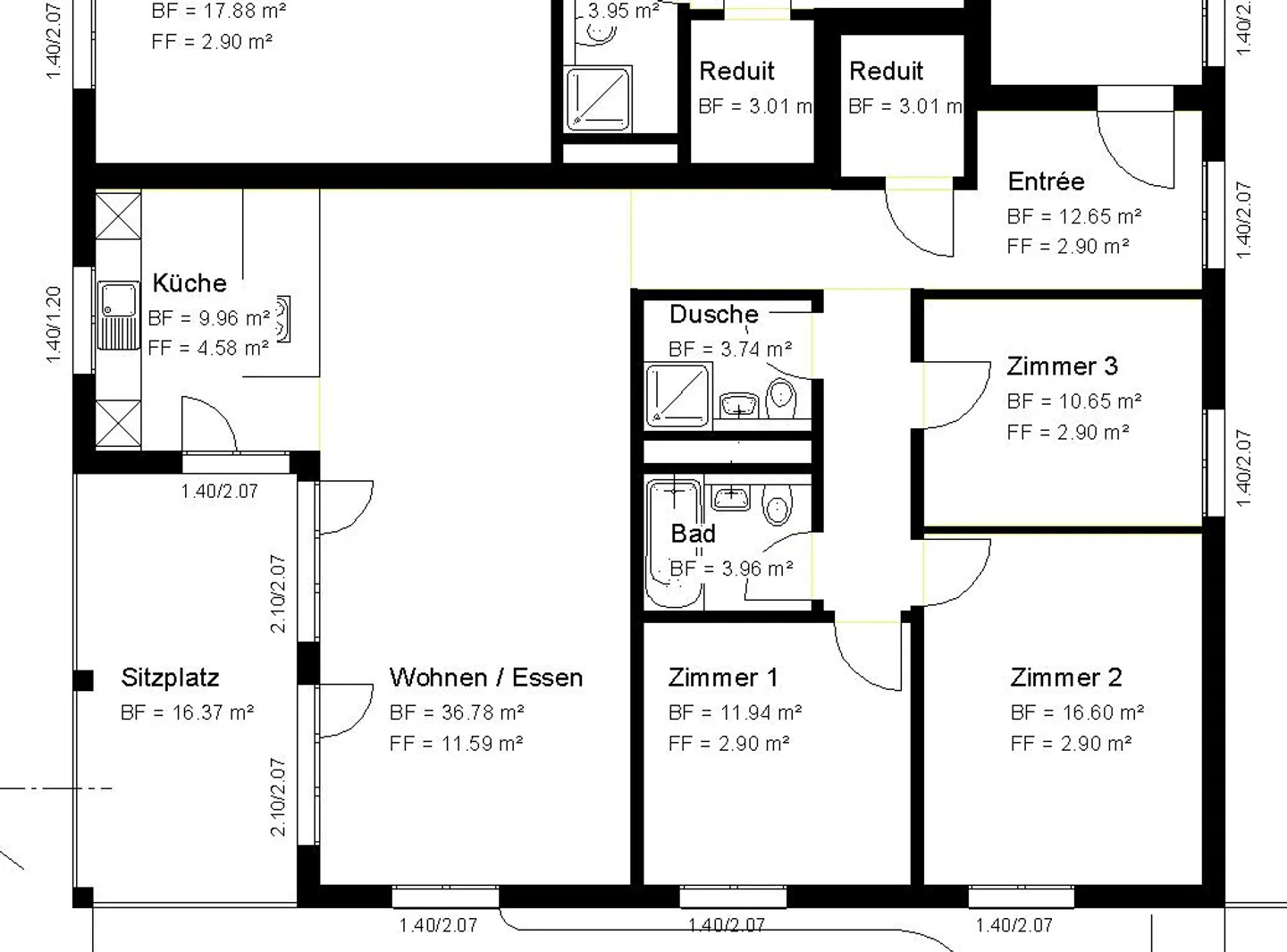 praktisch geschnittene Wohnung in ruhigem Quartier - Photo 2 of 9