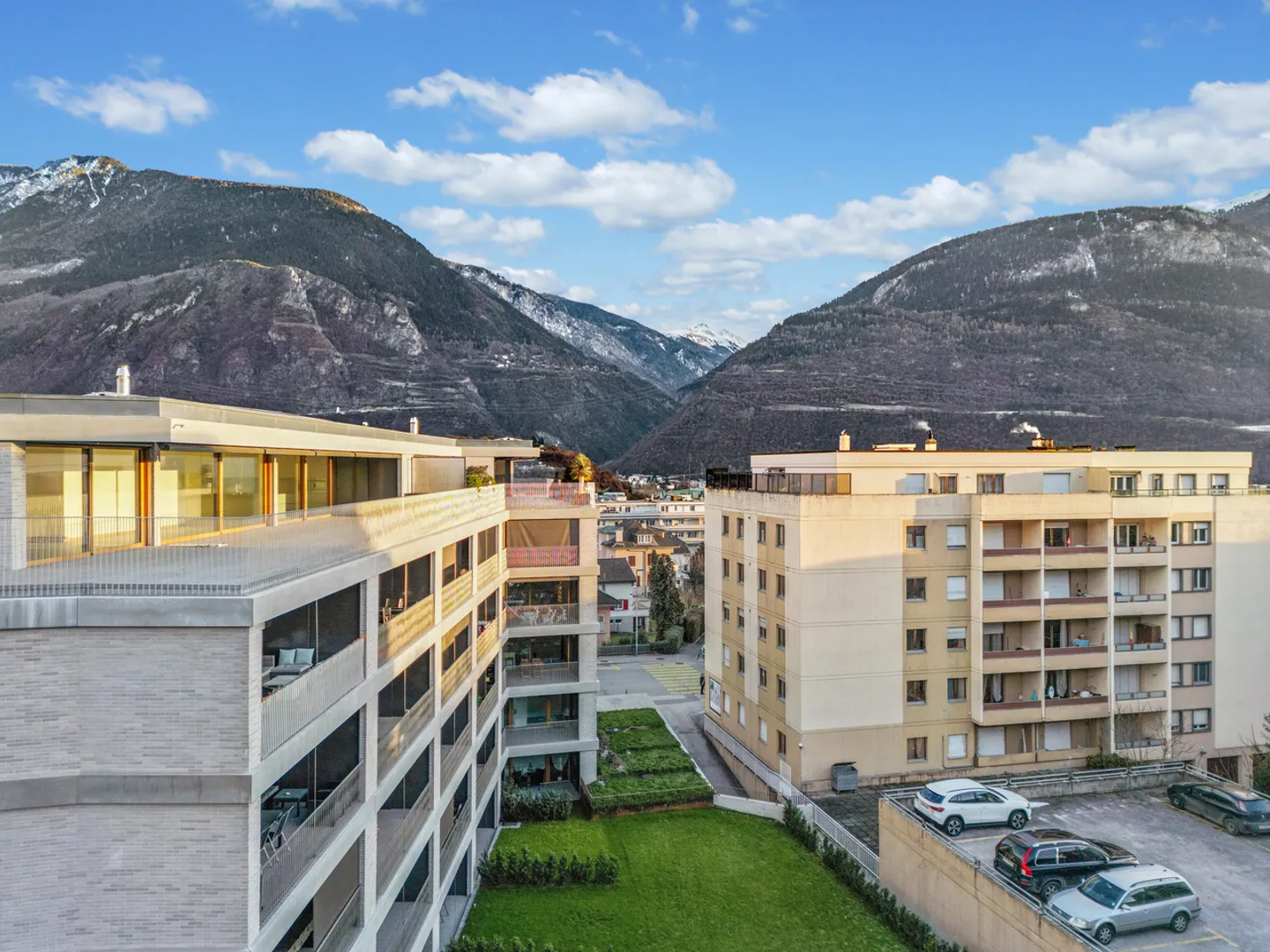 Centro di Sierre, 4,5 appartamenti nuovi con balconi - Foto 1 di 12