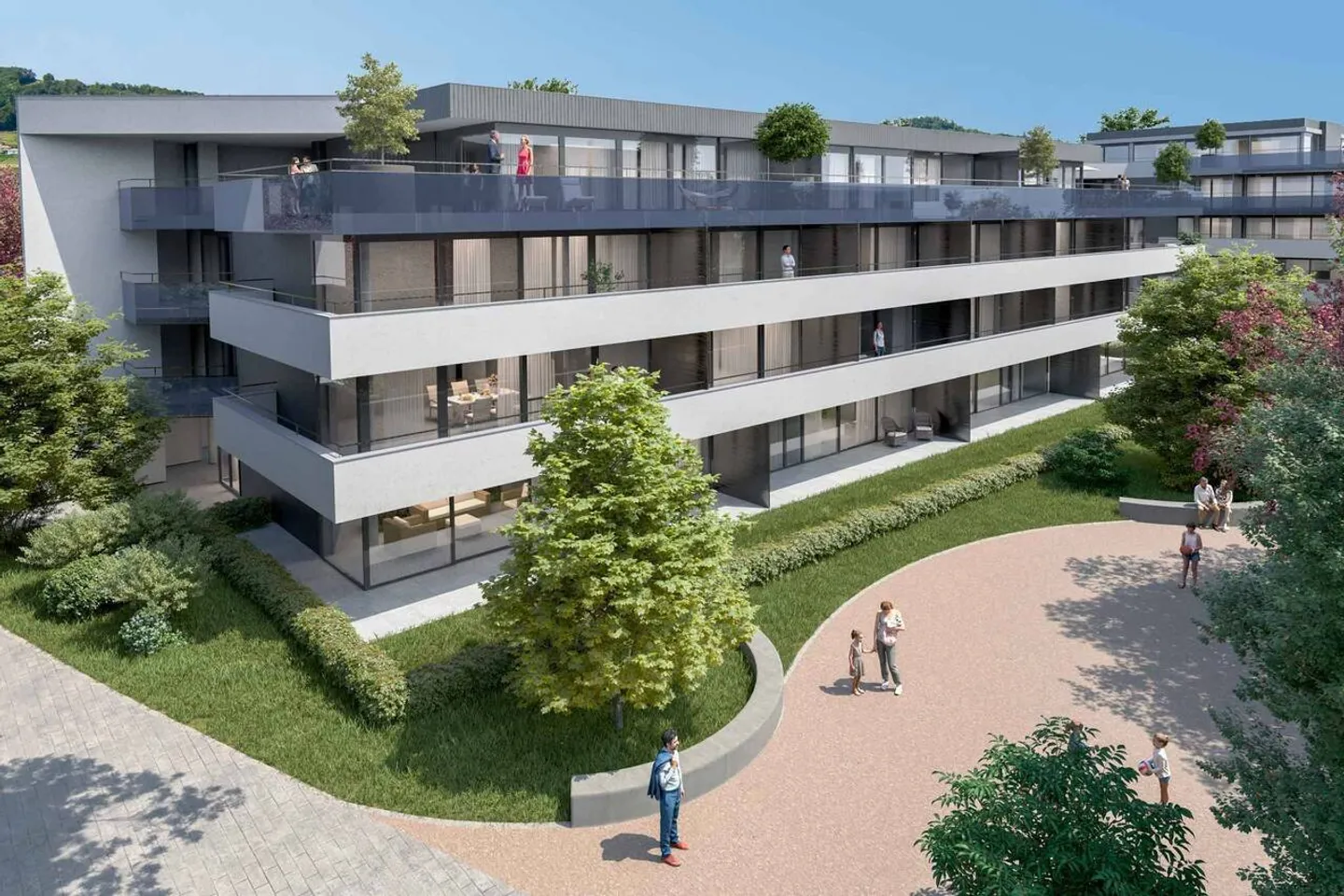 Neues und modernes Penthouse mit einer 95m2 großen Dachterrasse - Foto 2 von 9