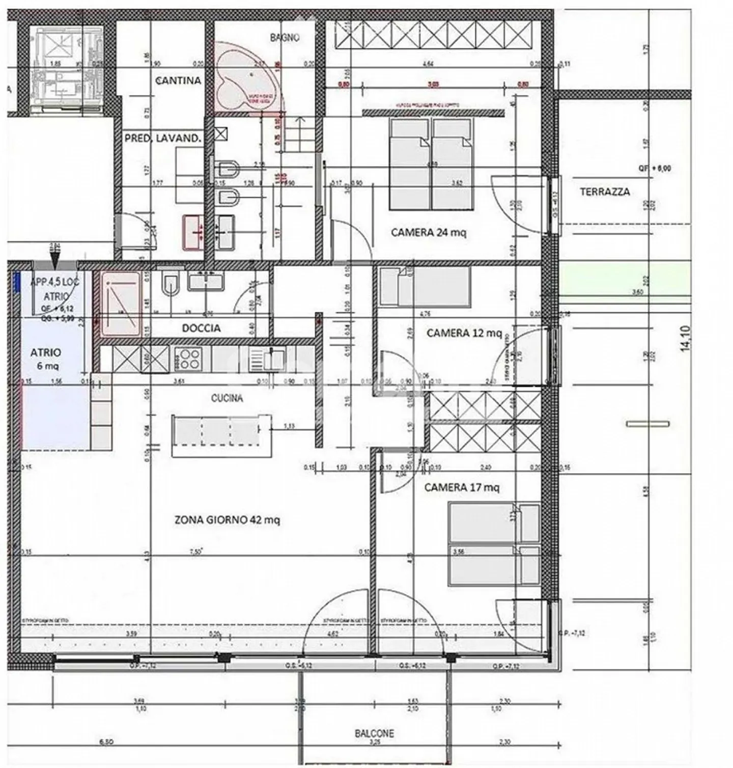 Canobbio - Raffiniertes 4.5 Zimmer mit Großen Räumen und Exklusivem Komfort - Foto 11 von 11