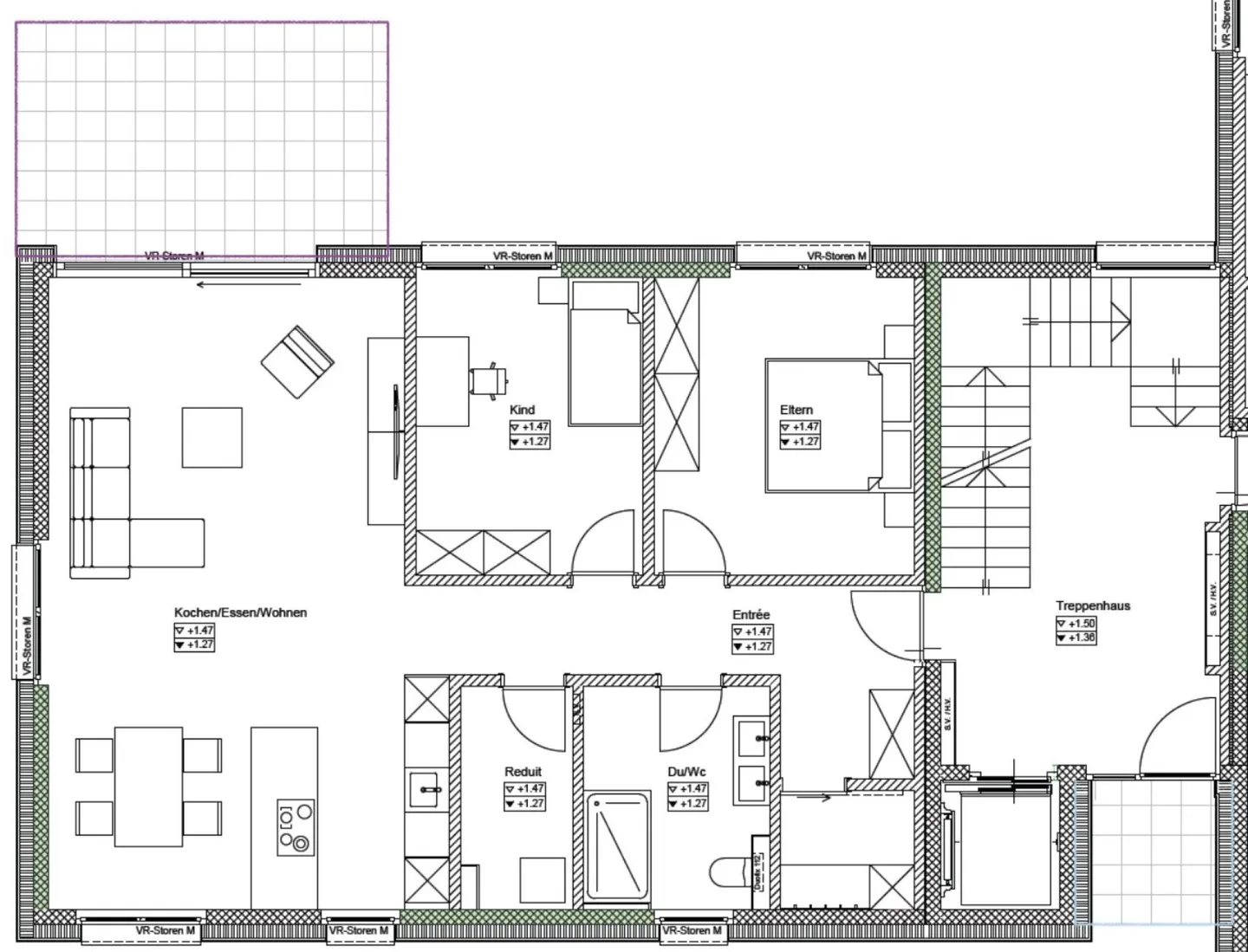 Appartamento al piano terra con 140m2 di superficie giardino (C10) - Foto 7 di 9