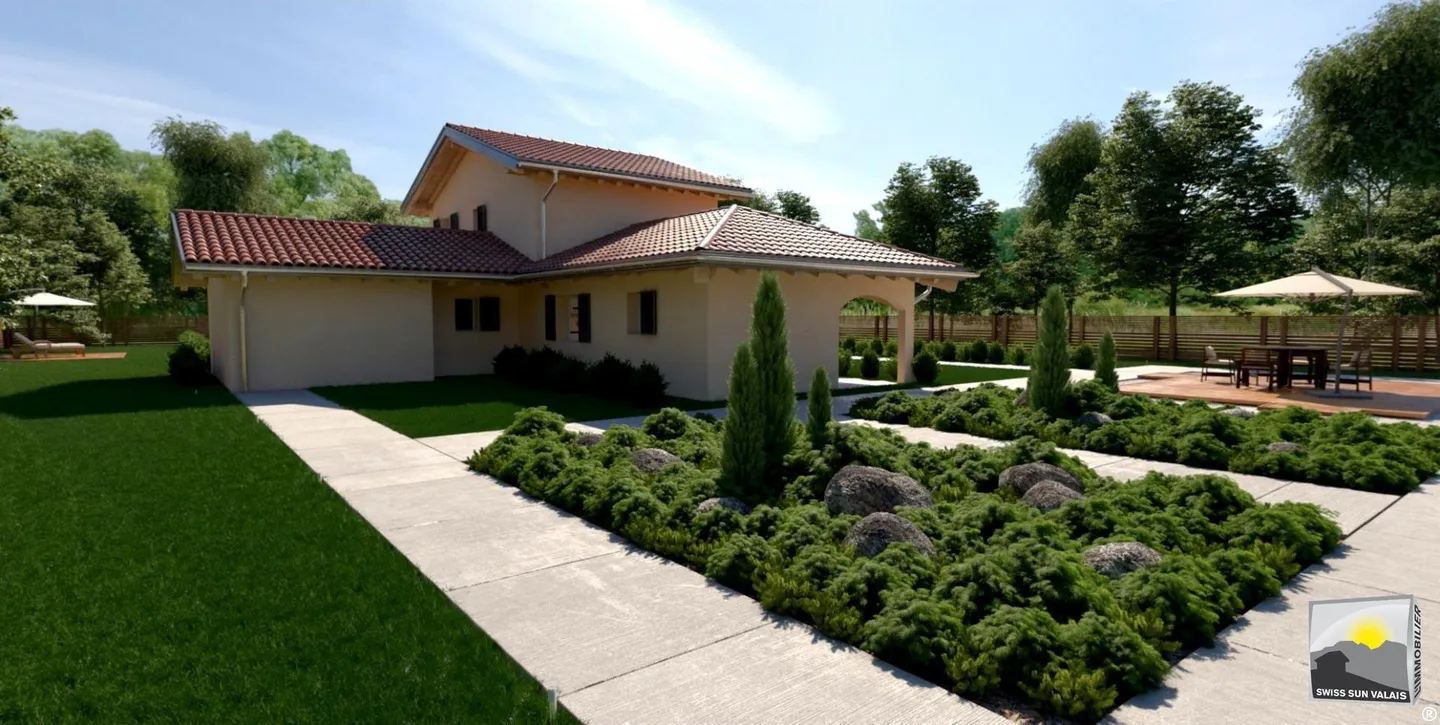 VALAIS / I am "BUTTERFLY" - Magnificent villa to be built 5.5 rooms of 225 m² - Photo 23 of 25