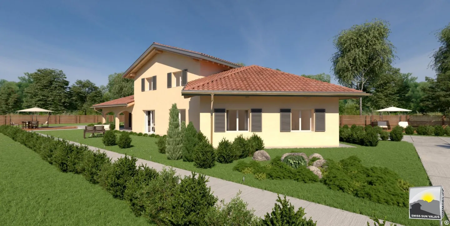 VALAIS / I am "BUTTERFLY" - Magnificent villa to be built 5.5 rooms of 225 m² - Photo 2 of 25