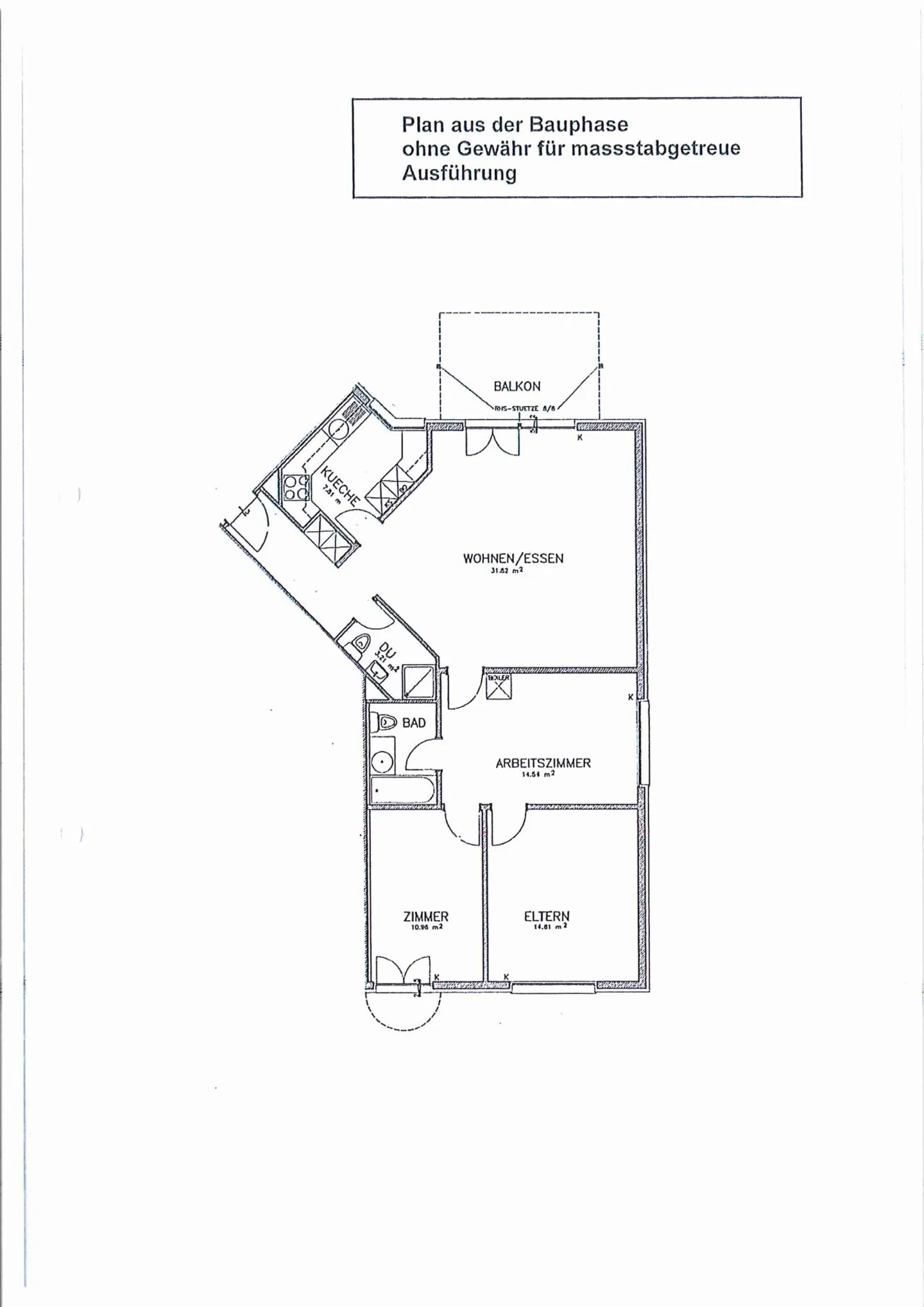 Appartement 4 1/2 pièces avec tour de lavage privé dans le développement Eiche - Photo 12 sur 12