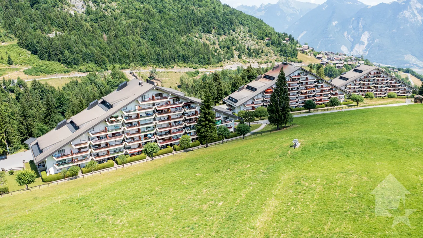 Torgon, spacious 2.5-room apartment in the "Le Panorama" complex renovated - Photo 22 of 23