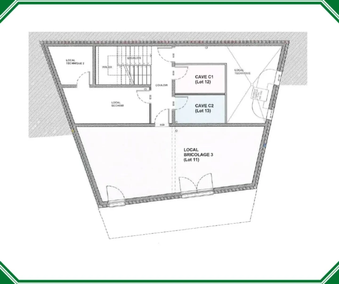 Last lot 4.5 rooms, south facing.<br />Finishes at the buyer's discretion! - Photo 4 of 4