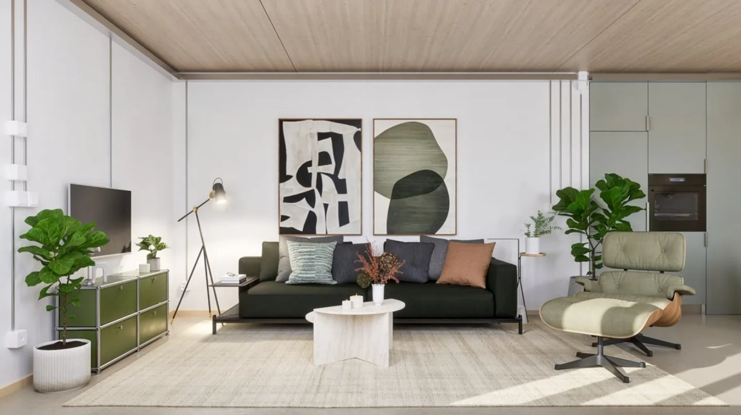 Esclusivo appartamento attico di 2,5 stanze con vista sul Reno, sulla città e oltre! - Foto 6 di 7