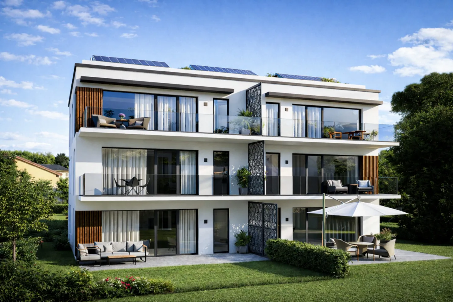 Spazioso appartamento di 3,5 locali con terrazza e giardino - Foto 12 di 12