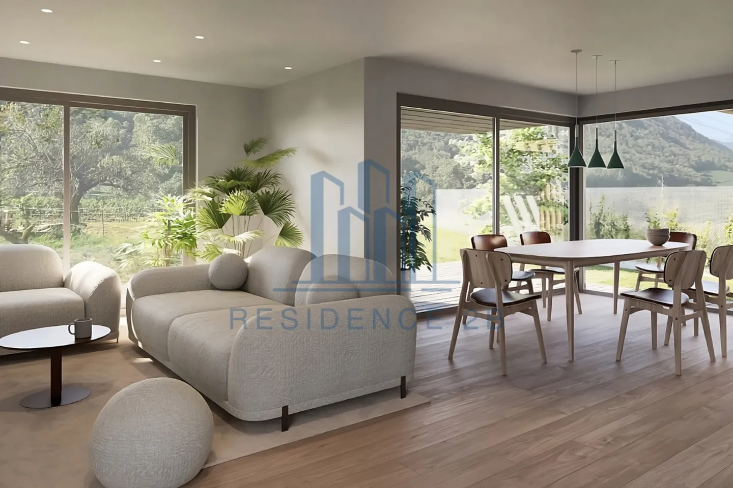 Zeitgenössische Villa in Grône - Foto 3 von 11