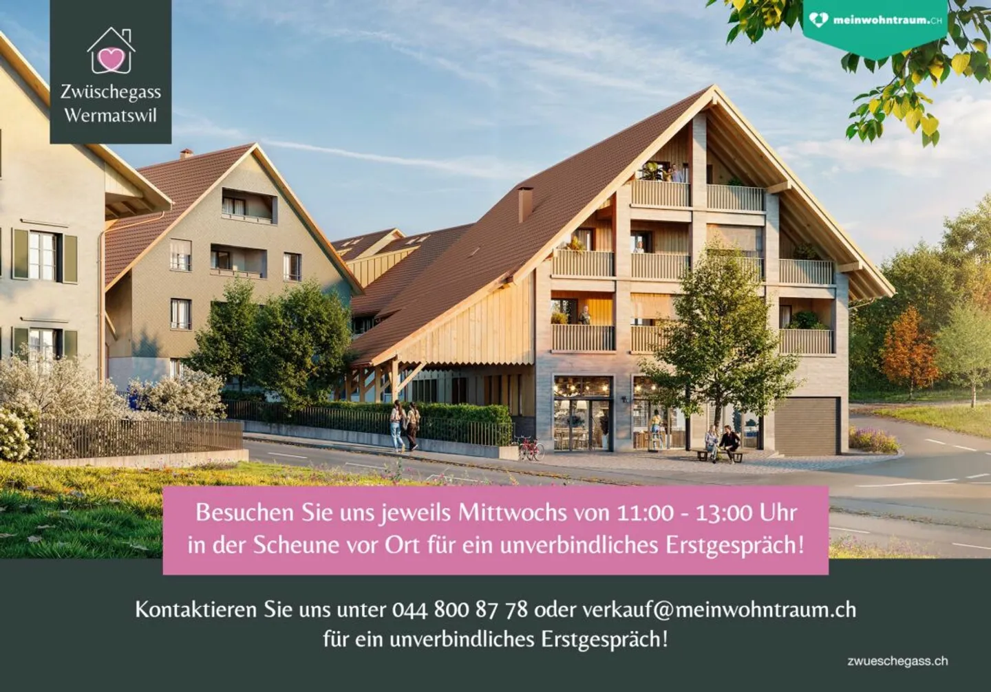 Des impulsions historiques rencontrent le confort moderne; Nouvelle construction MFH Zwüschegass - Photo 1 sur 7