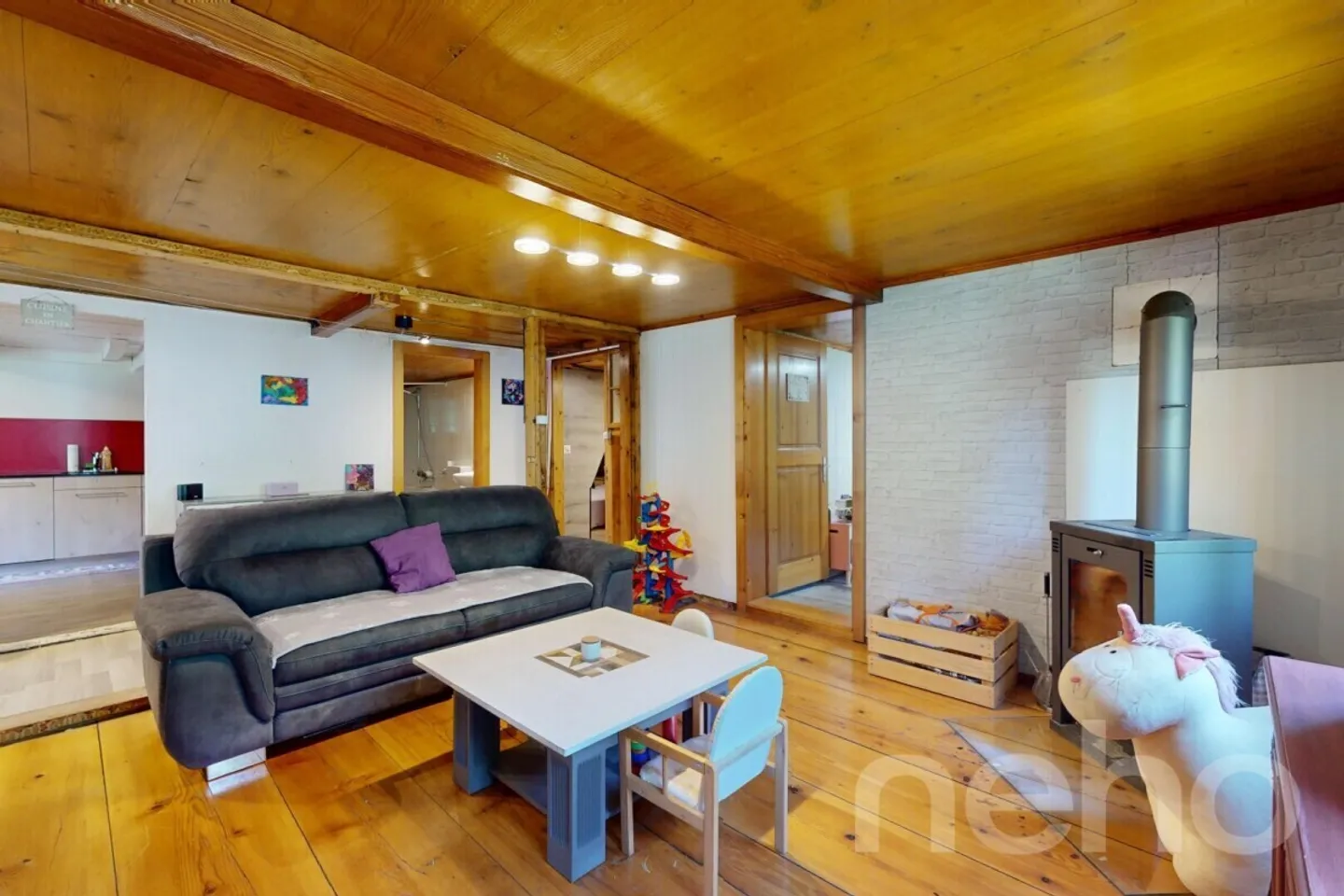 Magnifique chalet rénové - grand terrain et bord de rivière à Etivaz - Photo 8 sur 13