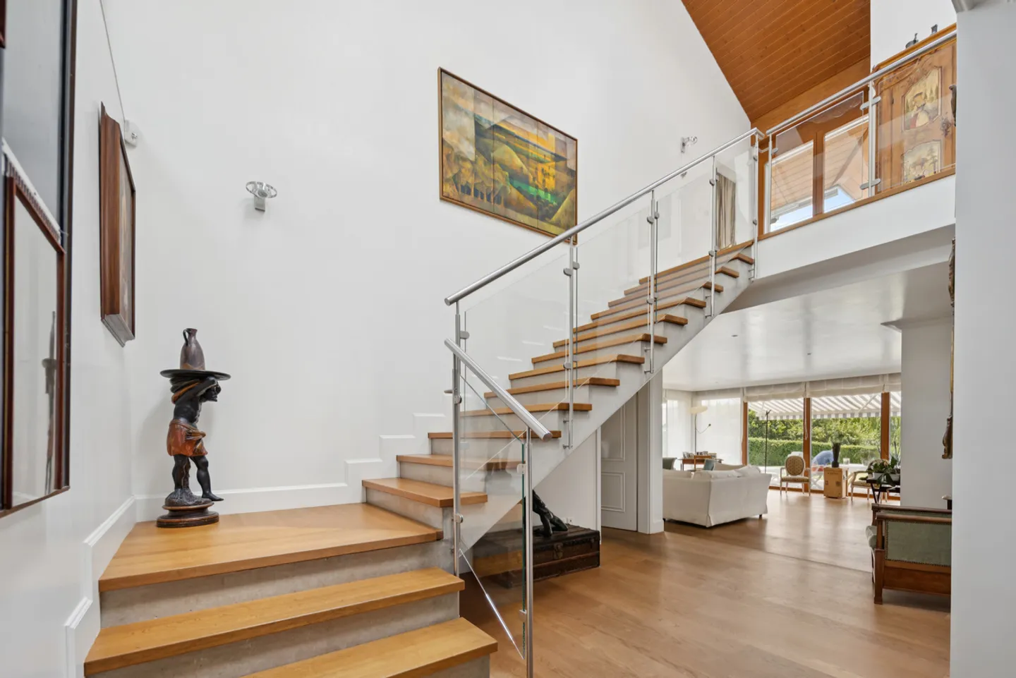 Prestigieuse Villa mit Panoramablick auf den Genfersee und die Alpen - Foto 8 von 17