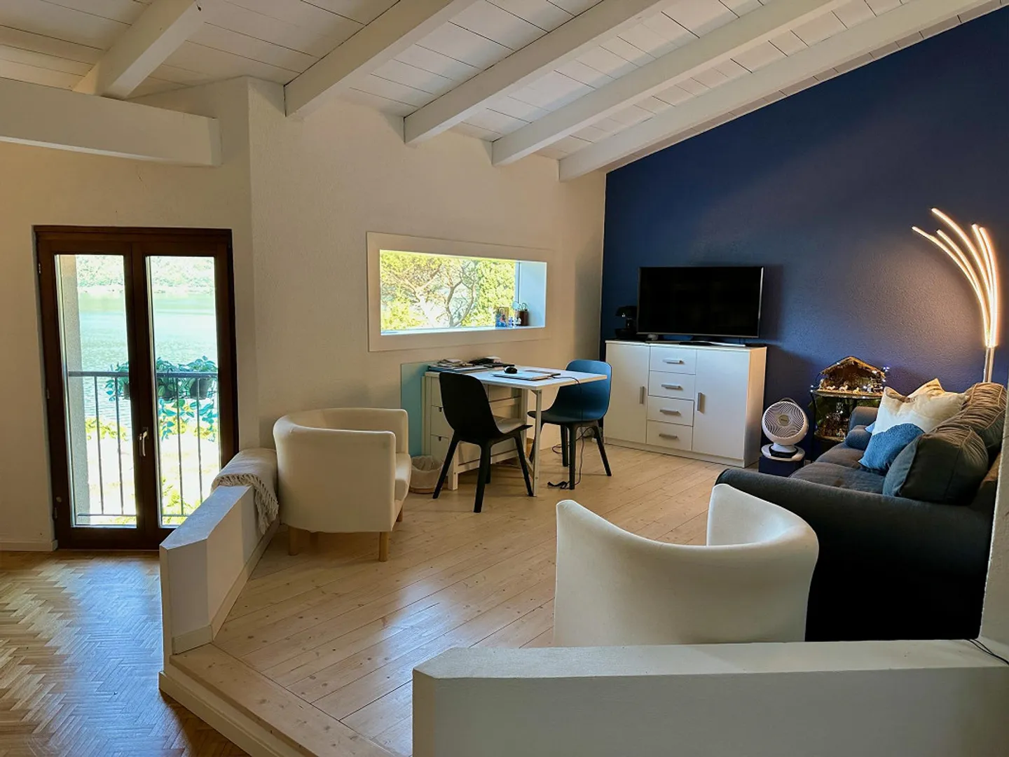 Vollständig renoviertes Einfamilienhaus mit Seeblick in Bissone - Foto 2 von 6