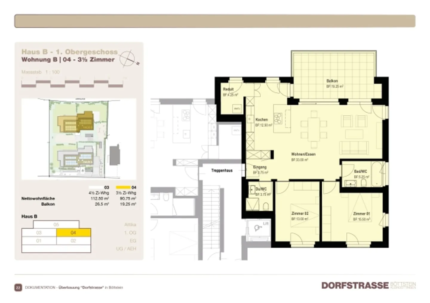 Modern 3.5-room apartment for sale in Böttstein - Photo 6 of 12