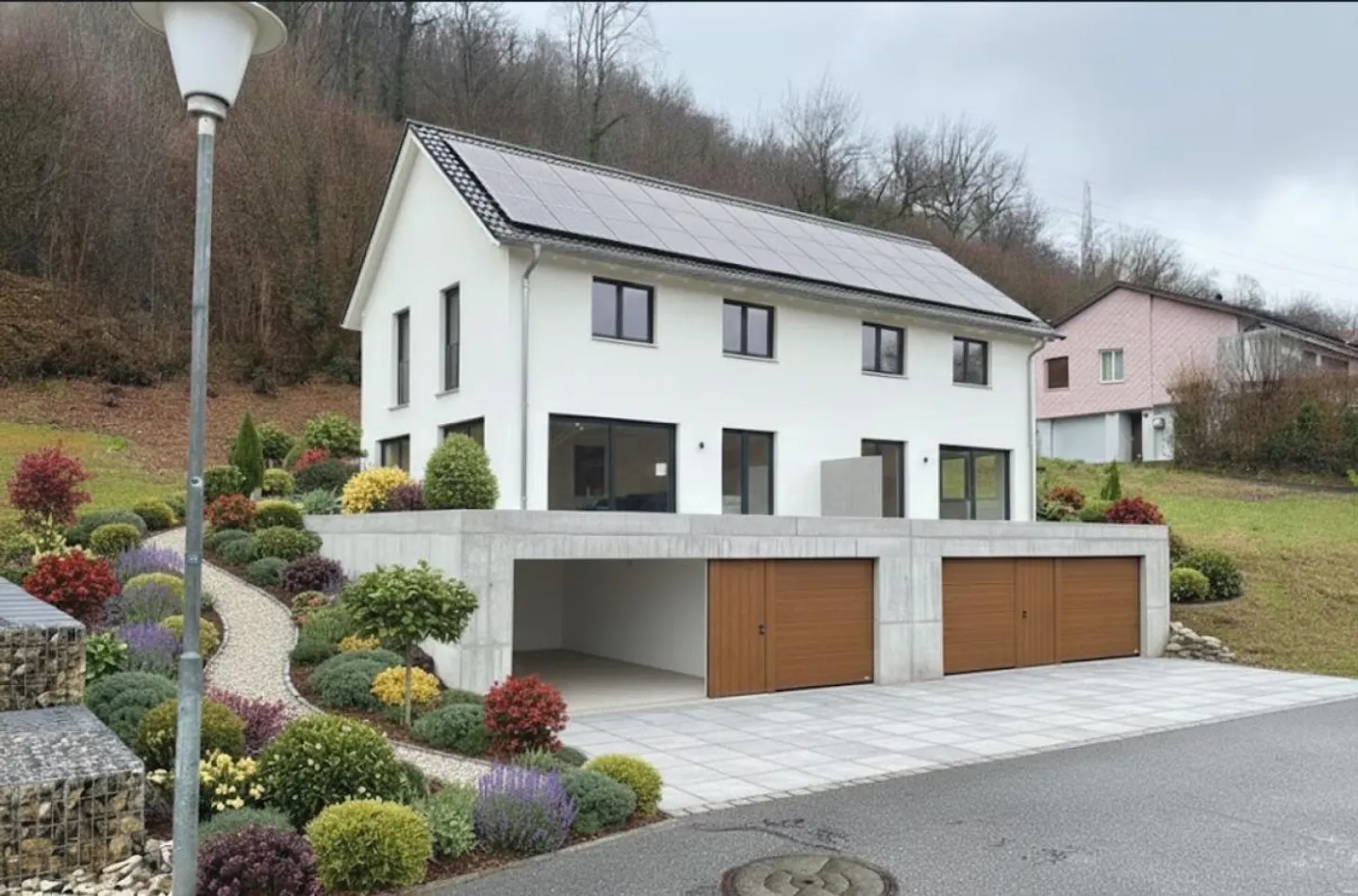 Zwei einzigartige Doppelhaushälften am Sonnenhang von Pieterlen zu ... - Foto 1 von 1